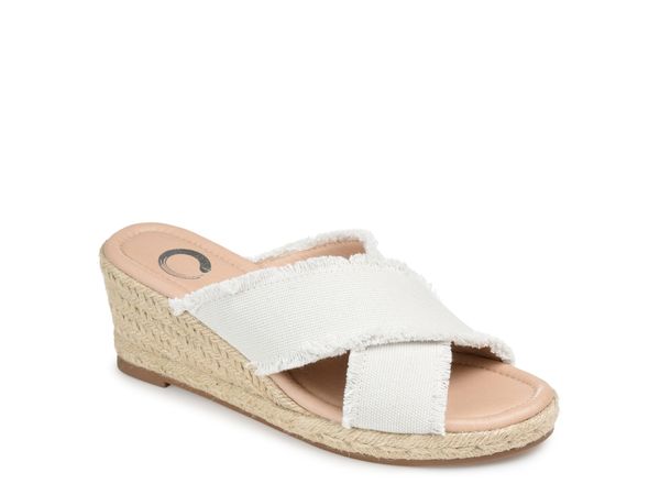 ジュルネ コレクション レディース シューズ サンダル Journee Collection Shanni Espadrille Sandal Grey グレー｜ReVida 店 14,288円