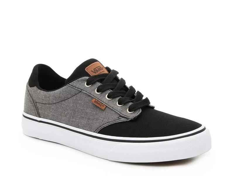 バンズ メンズ シューズ スニーカー VansAtwoodeluxe Sneaker - Men's Black/Grey Canvas ブラック