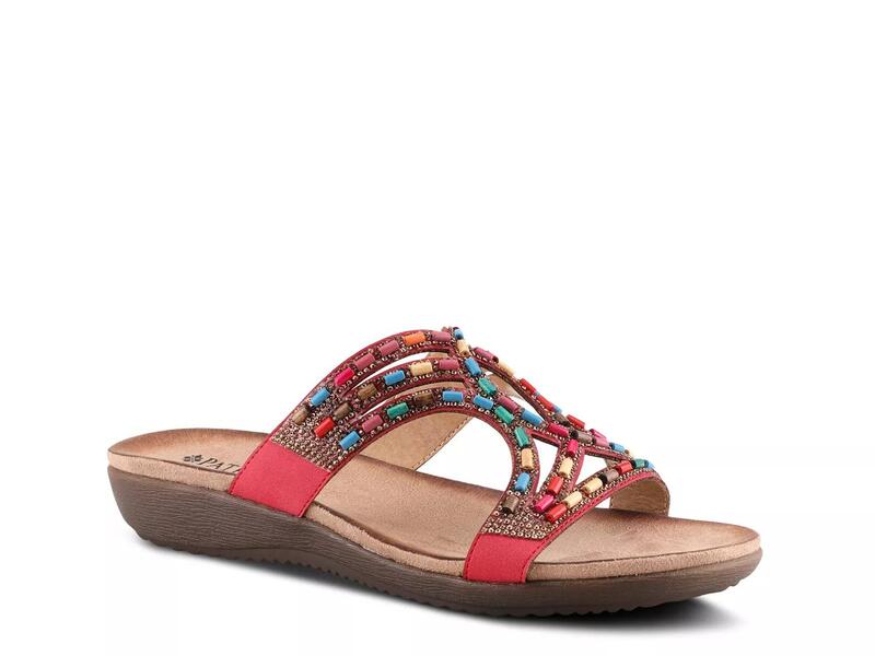 パトリシア レディース シューズ サンダル PatriziaTwirling Wedge Sandal Red レッド