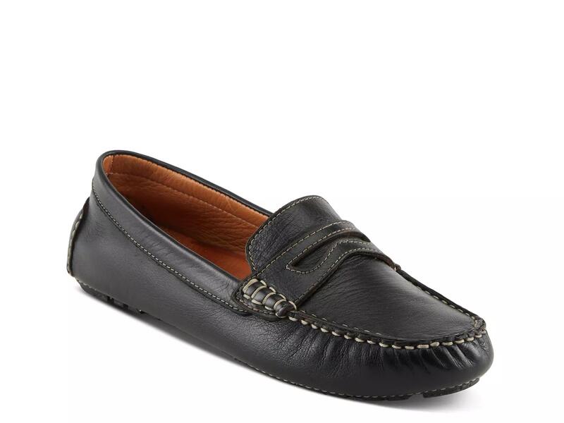 スプリングステップ レディース シューズ スリッポン・ローファー Spring StepAudette Moccasin Black ブラック