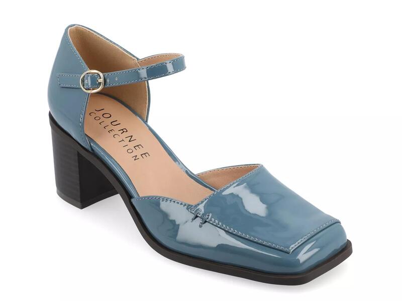 ジャーニー レディース シューズ パンプス JourneeEvangeline Pump Blue Patent ブルー