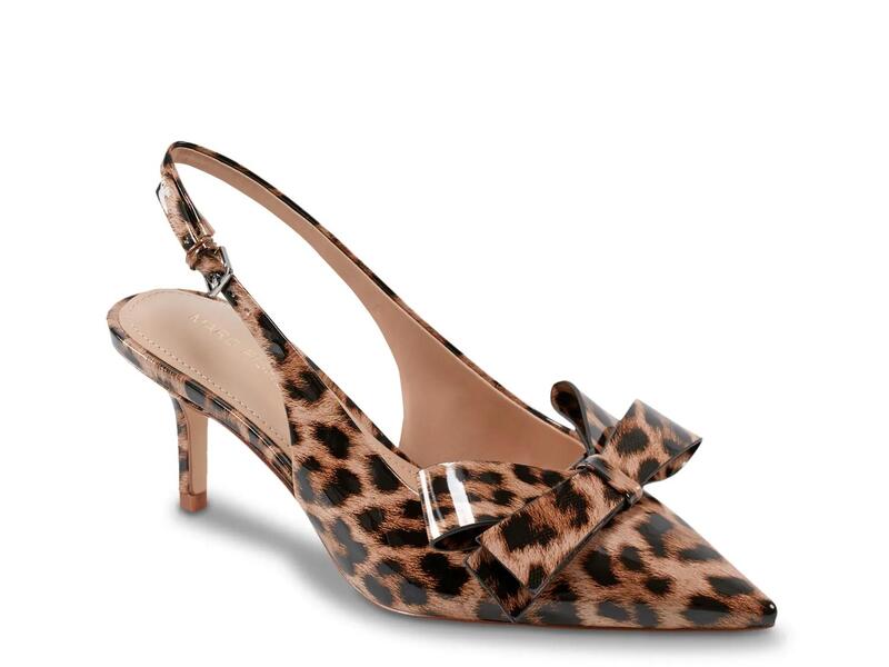 マークフィッシャー レディース シューズ 踵 Marc FisherAllon Pump Tan/Black Leopard Print 黒いこと ミュール-靴-レディース靴