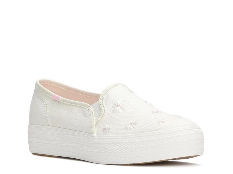 ケッズ レディース シューズ スニーカー プラットホーム KedsDouble Decker Platform Slip-On Sneaker - Women\u0027snowhite 白いこと