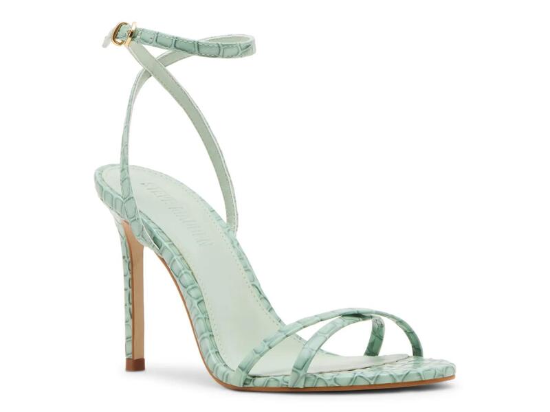スティーブ マデン レディース シューズ サンダル Steve MaddenJypsey Sandal Mint Green Croc Print Leather 緑であること サンダル-レディース靴-コンフォートサンダル