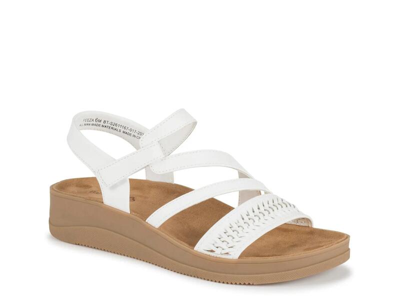 ベアトラップス レディース シューズ サンダル BaretrapsFeeza Wedge Sandal White ホワイト|ReVida 店