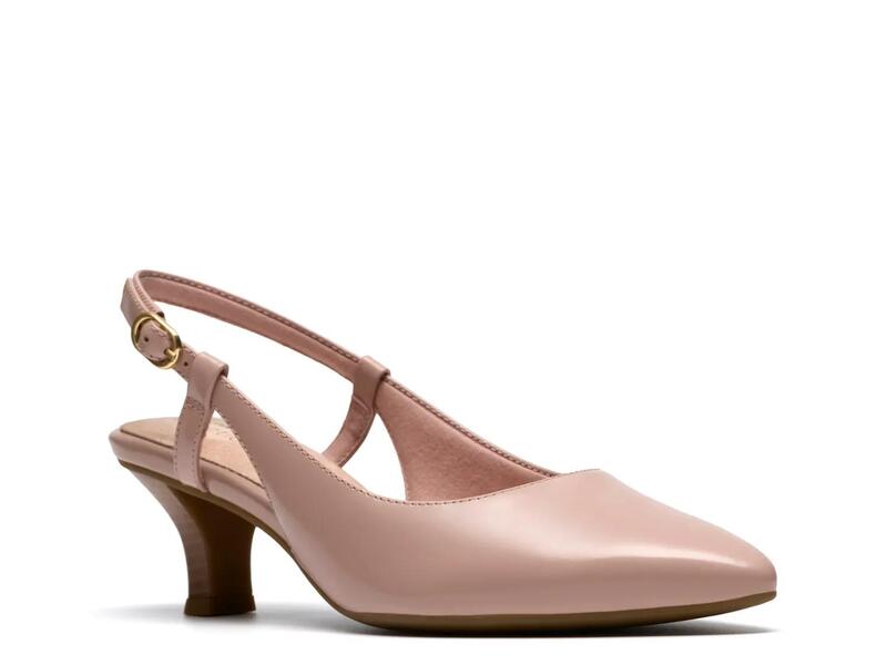 クラークス レディース シューズ パンプス ClarksKepley Pump Light Pink Leather ピンク｜ReVida 店