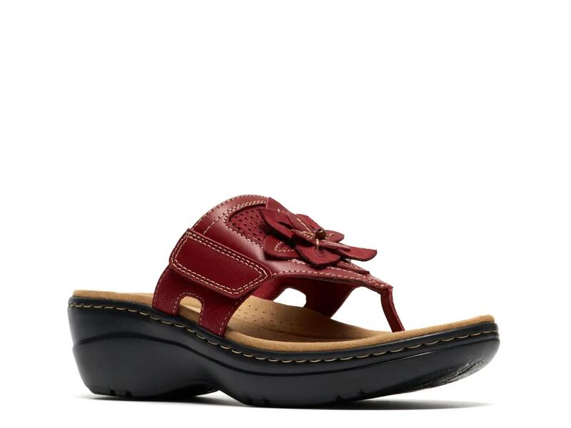 クラークス レディース シューズ サンダル ClarksMerliah Kyla Sandal Red 赤いこと