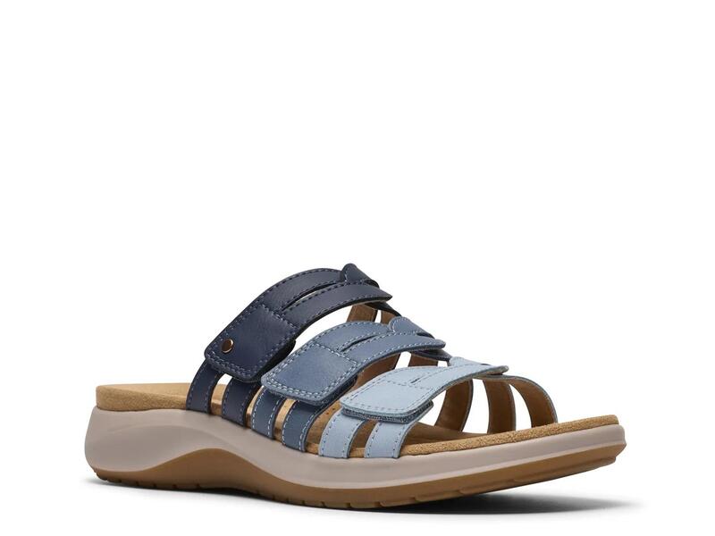 クラークス レディース シューズ サンダル ClarksMaelynn Abby Sandal Blue Ombre 青み