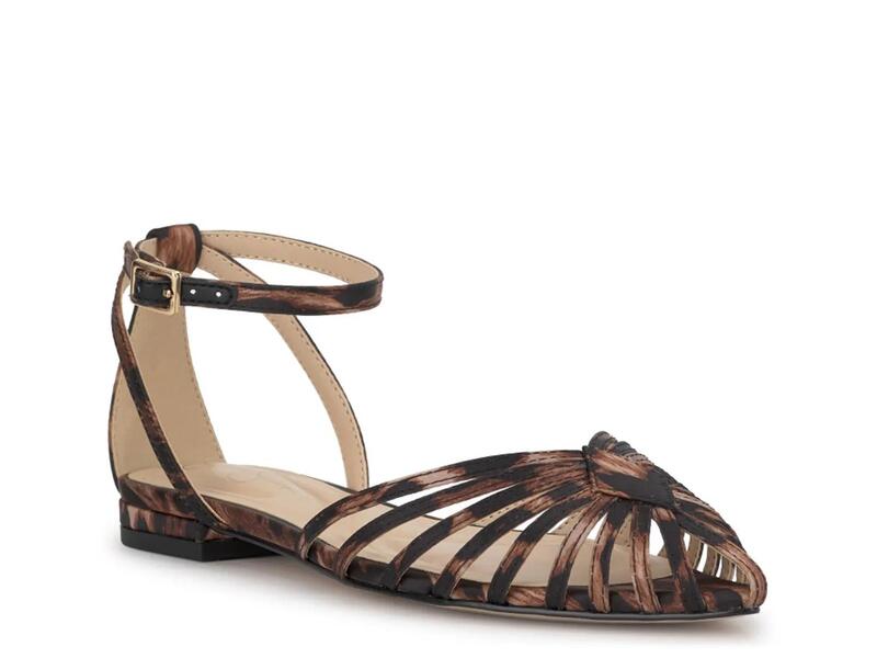 ジェシカシンプソン レディース シューズ パンプス Jessica SimpsonEulean Flat Brown/Black Leopard Print ブラック