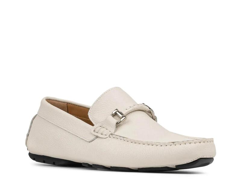 ドナルドプリネール メンズ シューズ スリッポン・ローファー Donald PlinerDrexel Driver Loafer Chalk White ホワイト