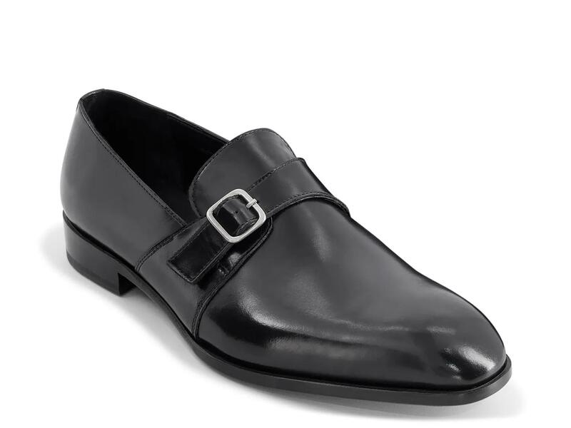 アンソニー ヴィア メンズ シューズ スリッポン・ローファー モンクストラップ モンク Anthony VeerDunhill Monk Strap Slip-On Black ブラック｜ReVida 店