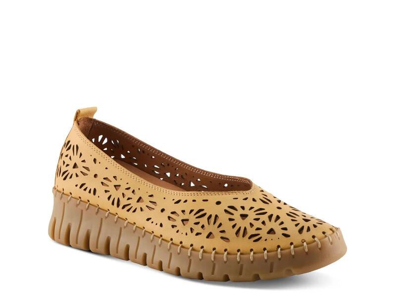 スプリングステップ レディース シューズ スリッポン・ローファー Spring StepCarosa Wedge Slip-On Yellow イエロー｜ReVida 店 25,060円