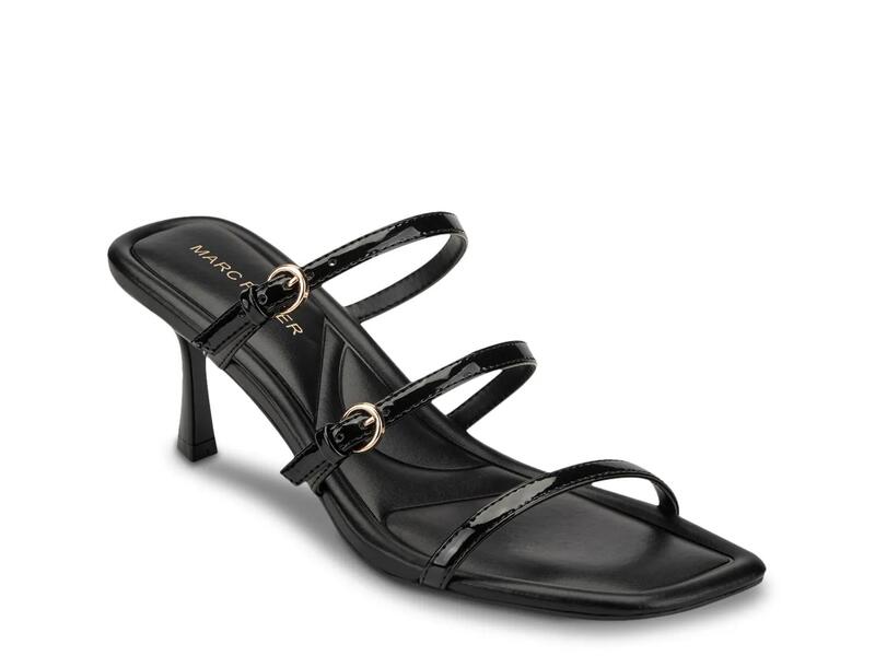 マークフィッシャー レディース シューズ サンダル Marc FisherDressi Sandal Black Patent 黒いこと