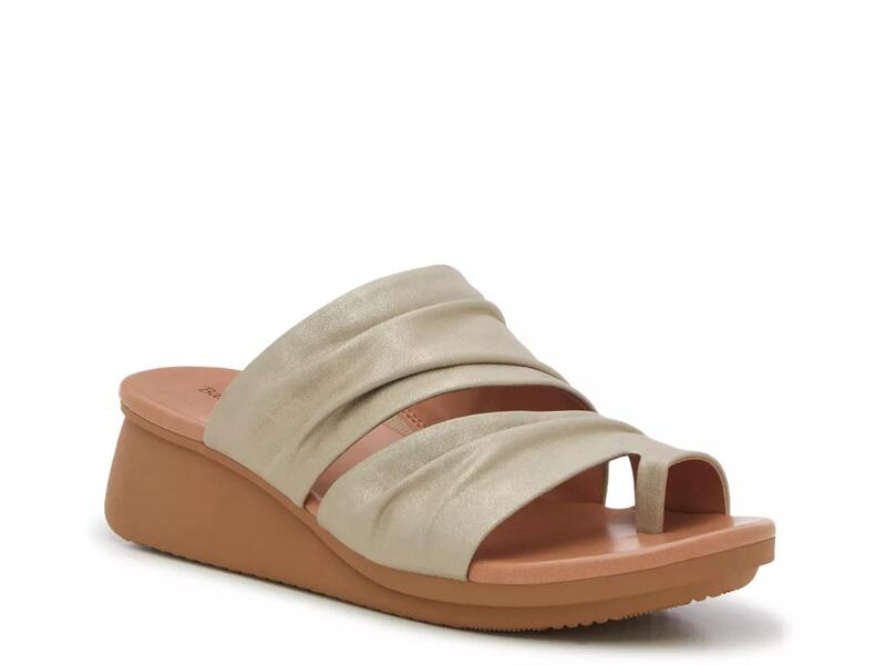 ベアトラップス レディース シューズ サンダル BaretrapsVenus 2 Wedge Sandal Champagne Metallic シャンパン
