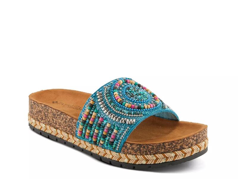 パトリシア レディース シューズ サンダル PatriziaSwirla Wedge Sandal Turquoise 青緑色