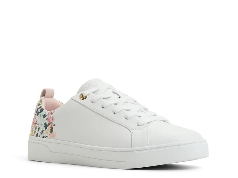 テッドベーカー レディース シューズ スニーカー Ted BakerAlison Sneaker White Floral Print ホワイト