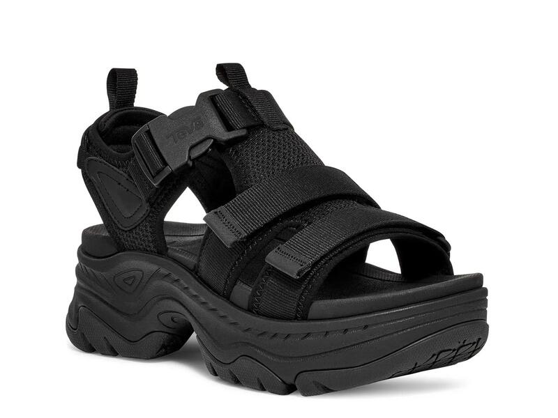 テバ レディース シューズ サンダル プラットフォーム TevaHurricane Ampsole Gaila Platform Sandal Black ブラック