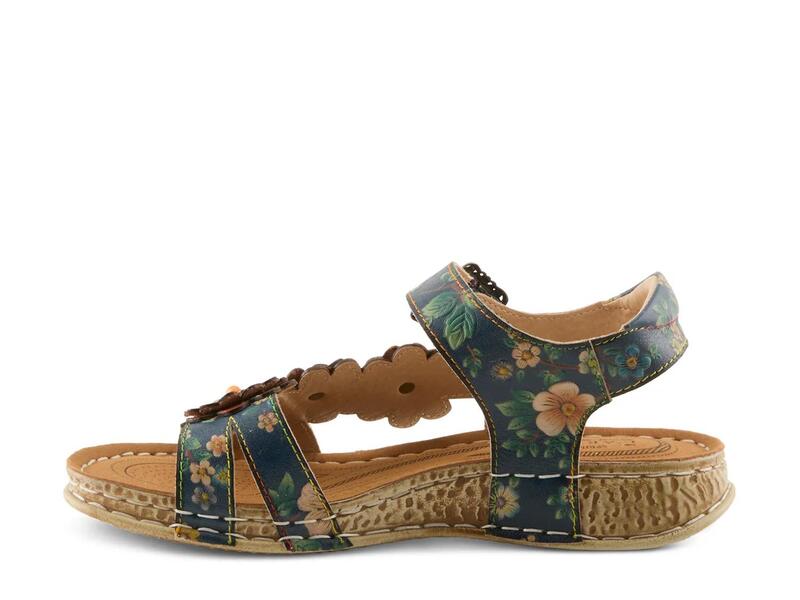 ラリティステ レディース シューズ サンダル L\u0027ArtisteAlldayer Sandal Navy/Multicolor 米国海軍 靴-サンダル