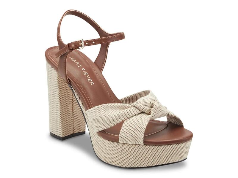 マークフィッシャー レディース シューズ サンダル プラットホーム Marc FisherDeren Platform Sandal Brown 赤銅色
