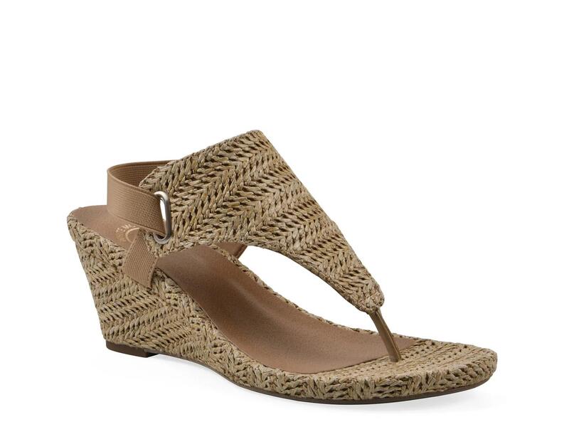 ホワイトマウンテン レディース シューズ サンダル White MountainAll Dres Wedge Sandal Natural Beige Fabric ベージュ 14,058円
