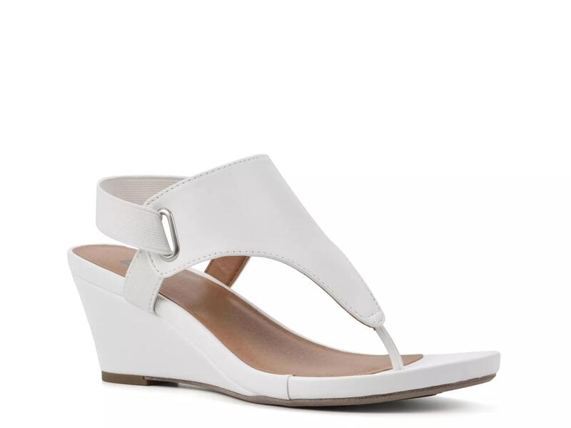 ホワイトマウンテン レディース シューズ サンダル White MountainAll Dres Wedge Sandal White ホワイト