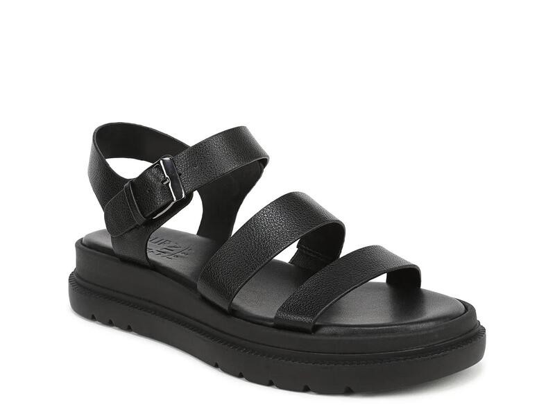 ナチュライザー レディース シューズ サンダル プラットホーム NaturalizerAvenue Platform Sandal Black 黒いこと コンフォートサンダル-サンダル