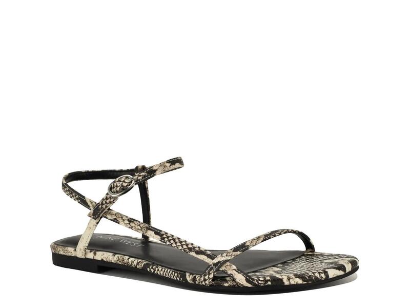 ナインウェスト レディース シューズ サンダル Nine West Let Usurprise You Natural Snake Print