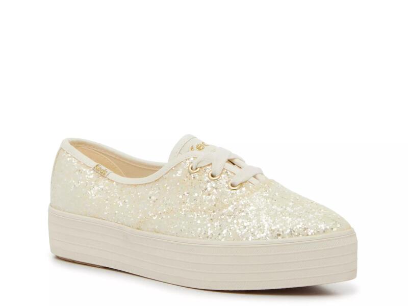 ケッズ レディース シューズ スニーカー プラットフォーム KedsPoint Platform Sneaker - Women's Cream Glitter クリーム｜ReVida 店