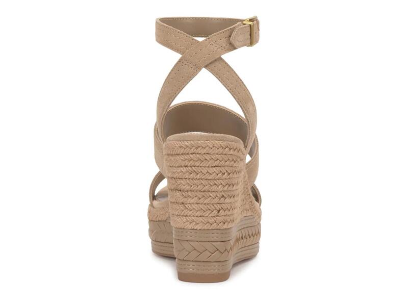ヴィンスカムート レディース シューズ サンダル Vince CamutoEsmia Espadrille Wedge Sandal Tortilla Suede