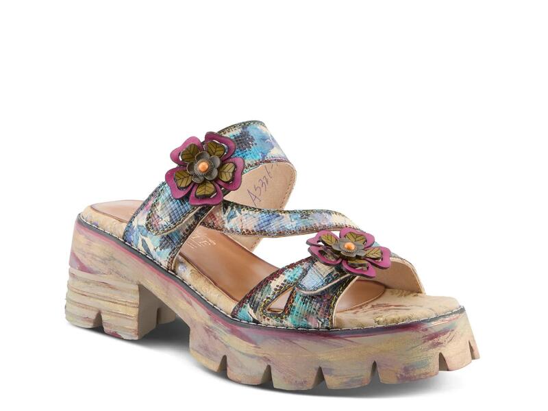 ラリティステ レディース シューズ サンダル プラットフォーム L'ArtisteMyrina Platform Sandal Plum/Multicolor プラム