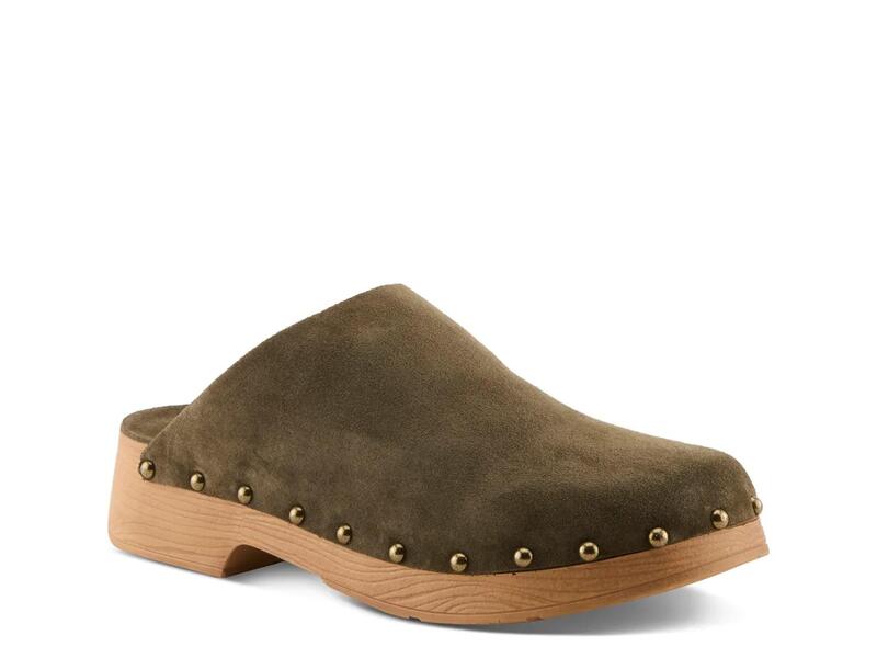 スプリングステップ レディース シューズ サンダル Spring StepLolarue Clog Dark Green グリーン｜ReVida 店