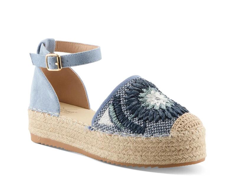 アズーラ レディース シューズ サンダル プラットホーム AzuraEndlessluv Espadrille Platform Sandal Blue 青色 コンフォートサンダル-レディース靴-サンダル