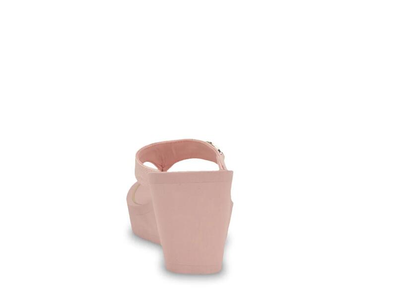 ゲス レディース シューズ サンダル GuessShai Wedge Sandalight Pink ピンク