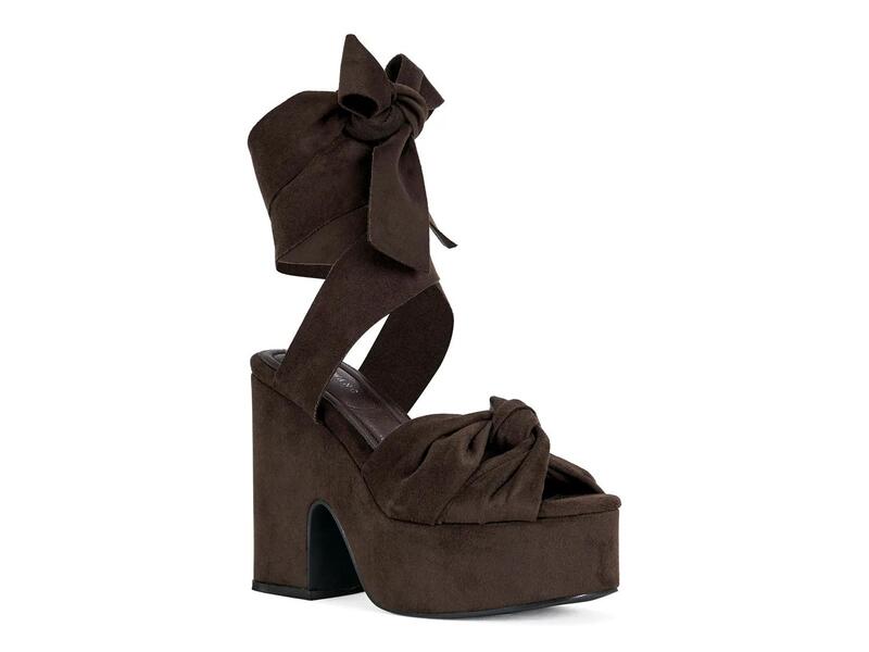 アザレア 一 レディース シューズ サンダル プラットホーム Azalea WangSaki Platform Sandal Chocolate Brown 赤銅色