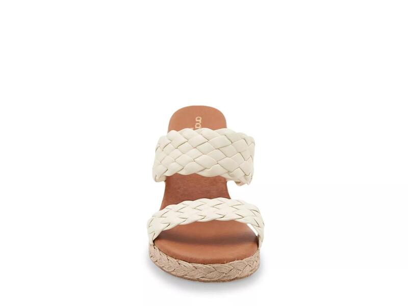 アンドレアース レディース シューズ サンダル Andre AssousAria Espadrille Wedge Sandal White Synthetic ホワイト｜ReVida 店