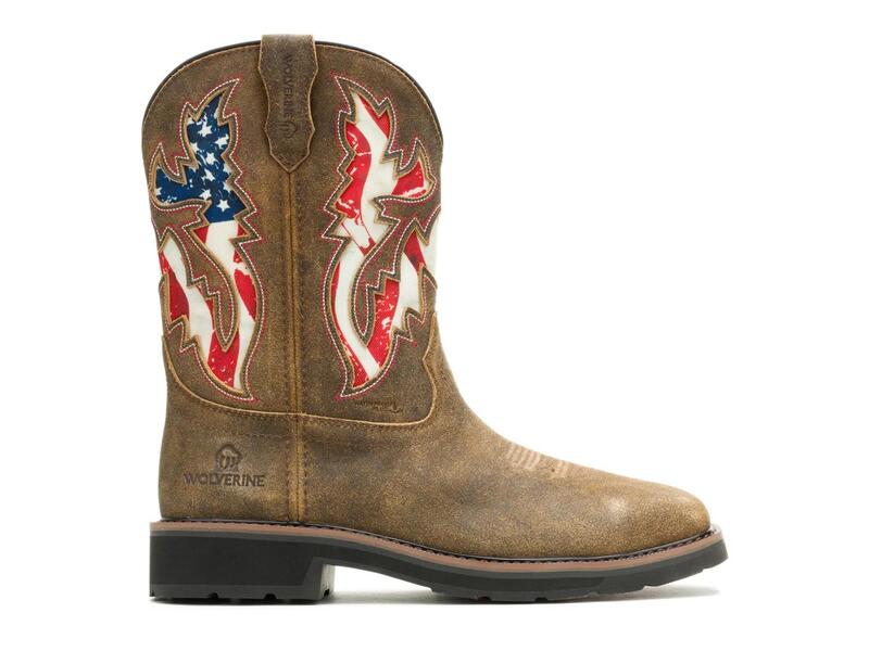 ウルヴァリン メンズ シューズ ブーツ・レインブーツ Tシャツ WolverineRancher Steel Toe Waterproof Wellington Work Boot - Men's Dark Brown ブラウン