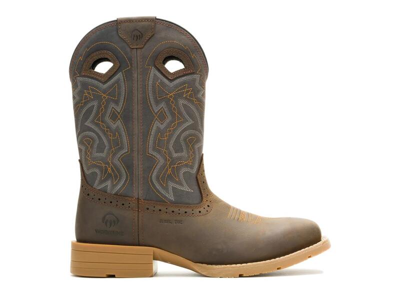 ウルヴァリン メンズ シューズ ブーツ・レインブーツ Tシャツ WolverineWheatland Steel Toe Wellington Hyperrest Work Boot - Men's Grey グレー