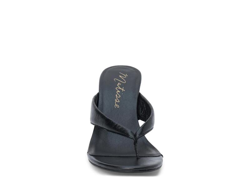 マチス レディース シューズ サンダル MatisseMaryland Wedge Sandal Black Leather ブラック