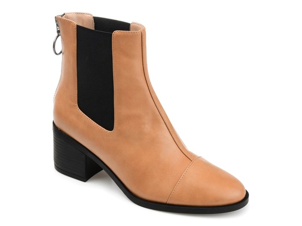 ジュルネ コレクション レディース シューズ ブーツ・レインブーツ チェルシーブーツ チェルシー ブーツ Journee Collection Nigella Chelsea Boot Light Brown ブラウン|ReVida 店