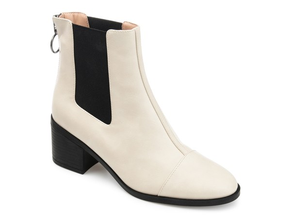 ジュルネ コレクション レディース シューズ ブーツ・レインブーツ チェルシーブーツ チェルシー ブーツ Journee Collection Nigella Chelsea Boot Off White オフホワイト|ReVida 店