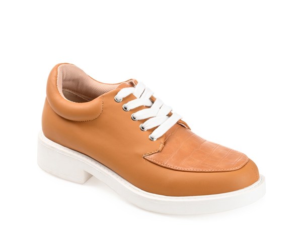 ジュルネ コレクション レディース シューズ オックスフォード Journee Collection Aliah Oxford Cognac