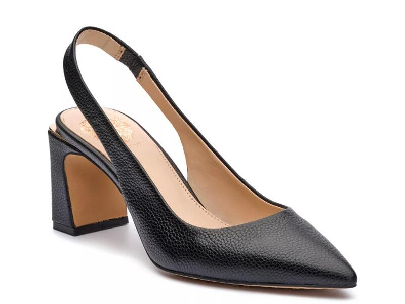 ヴィンスカムート レディース シューズ パンプス Vince Camuto Hamden Pump Black Leather ブラック