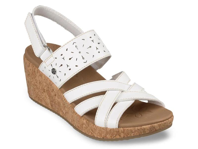 スケッチャーズ レディース シューズ サンダル Skechers Arch Fit Beverlee 2.0 Natural Era Wedge Sandal White ホワイト