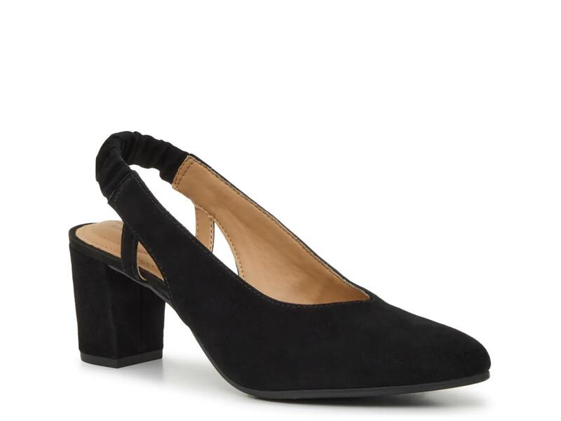 ハッシュパピー レディース シューズ パンプス Hush Puppies Litny Pump Black Suede ブラック｜ReVida 店