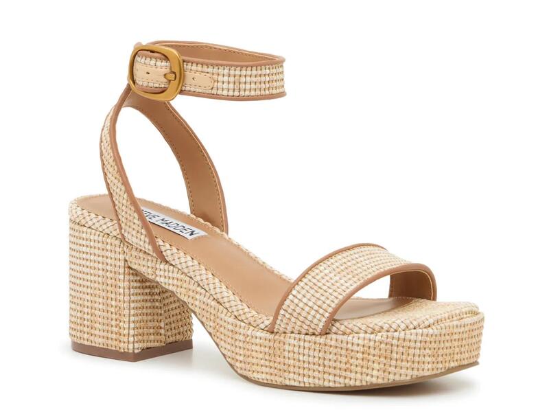 スティーブ マデン レディース シューズ サンダル プラットフォーム Steve Madden Ivee Platform Sandal Natural