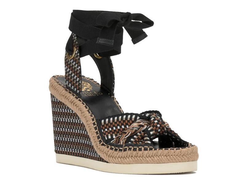 ヴィンスカムート レディース シューズ サンダル Vince Camuto Bealiespadrille Wedge Sandal Black/Multicolor Fabric ブラック