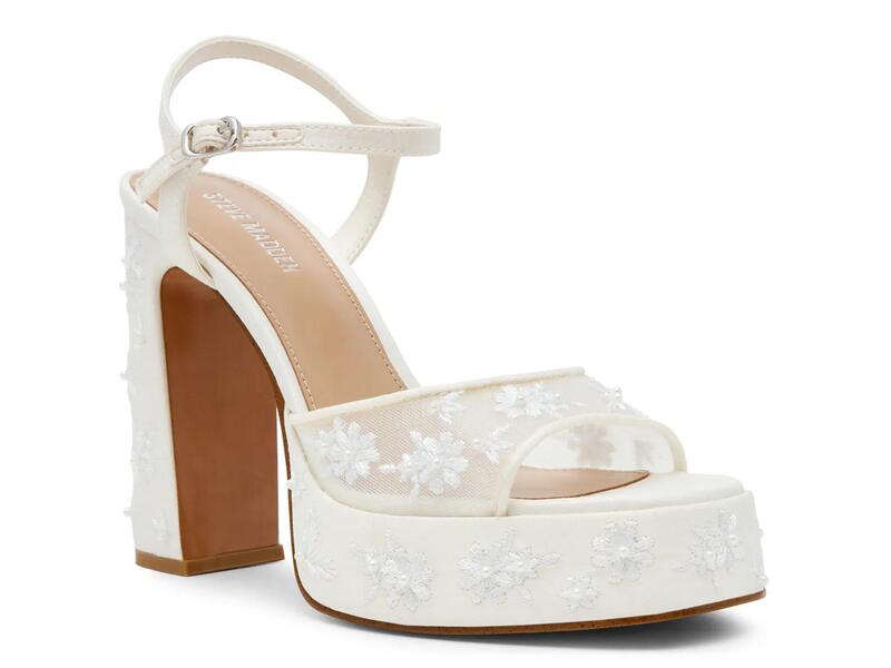 スティーブ マデン レディース シューズ サンダル プラットフォーム Steve Madden Liandra Platform Sandal White ホワイト|ReVida 店