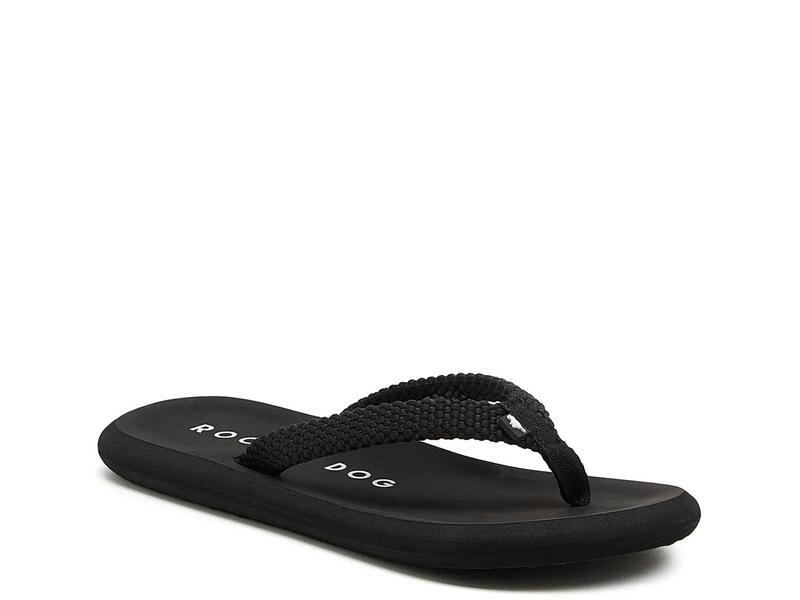 ロケットドッグ レディース シューズ サンダル Rocket Dog Sunset Slim Flip Flop Black ブラック｜ReVida 店