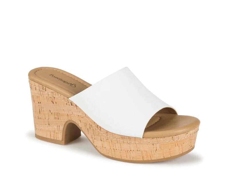 ベアトラップス レディース シューズ サンダル プラットホーム Baretraps Teah Platform Sandal White 白いこと