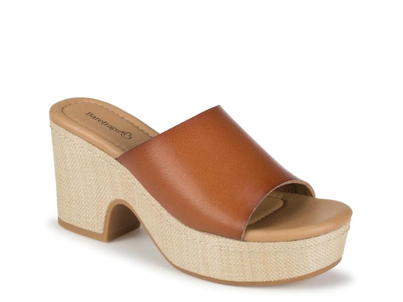 ベアトラップス レディース シューズ サンダル プラットホーム Baretraps Teah Platform Sandal Cognac